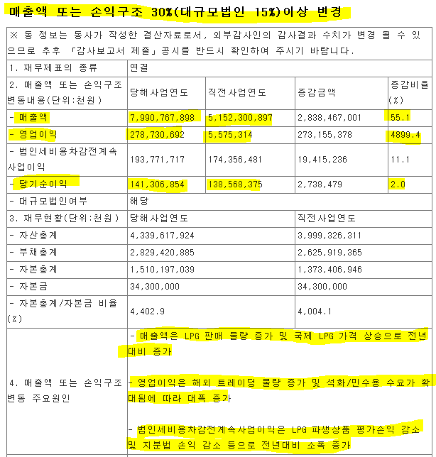 E1-변동공시