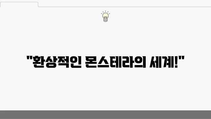 용인 가볼만한곳 식물카페 로이로스터스 몬스테라 알보 키우기