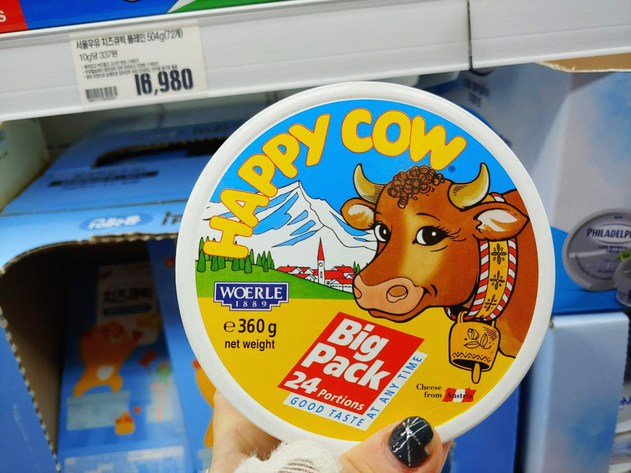 해피카우 레귤러 포션 치즈
