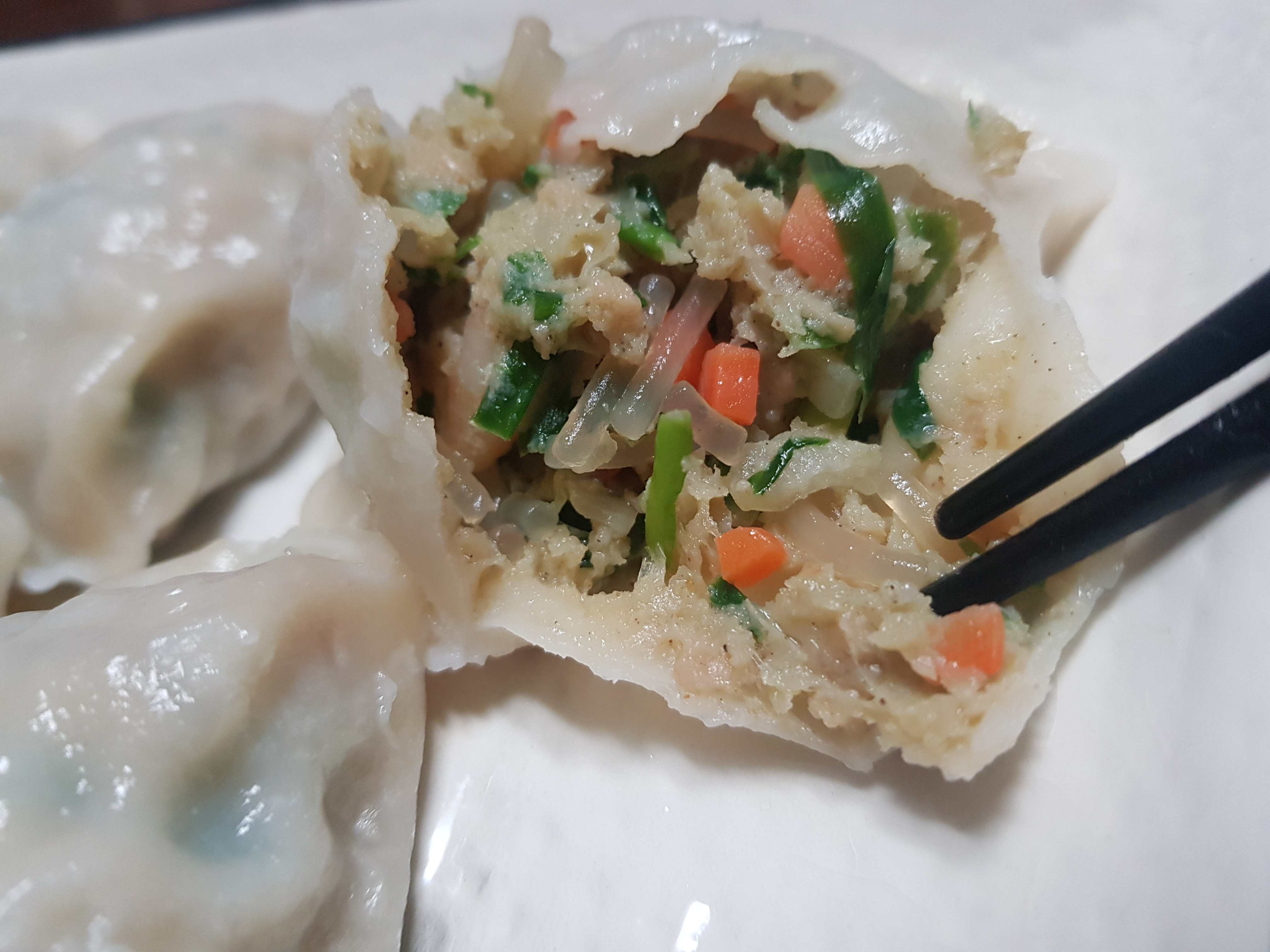  정쉡의 제품 비비고 수제만둣집 맛 새우만두