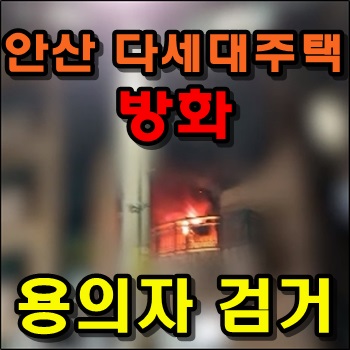  안산 다세대주택 방화 용의자 검거