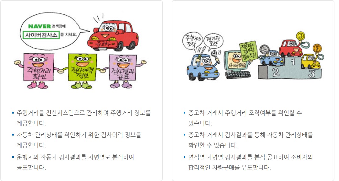 자동차 정기검사 기간조회