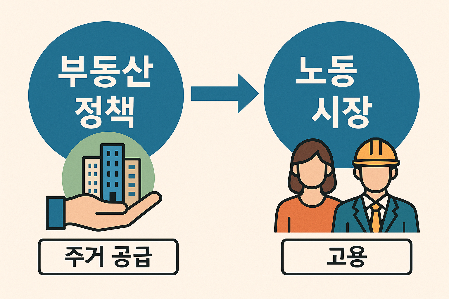부동산 정책과 노동시장 상관관계 분석