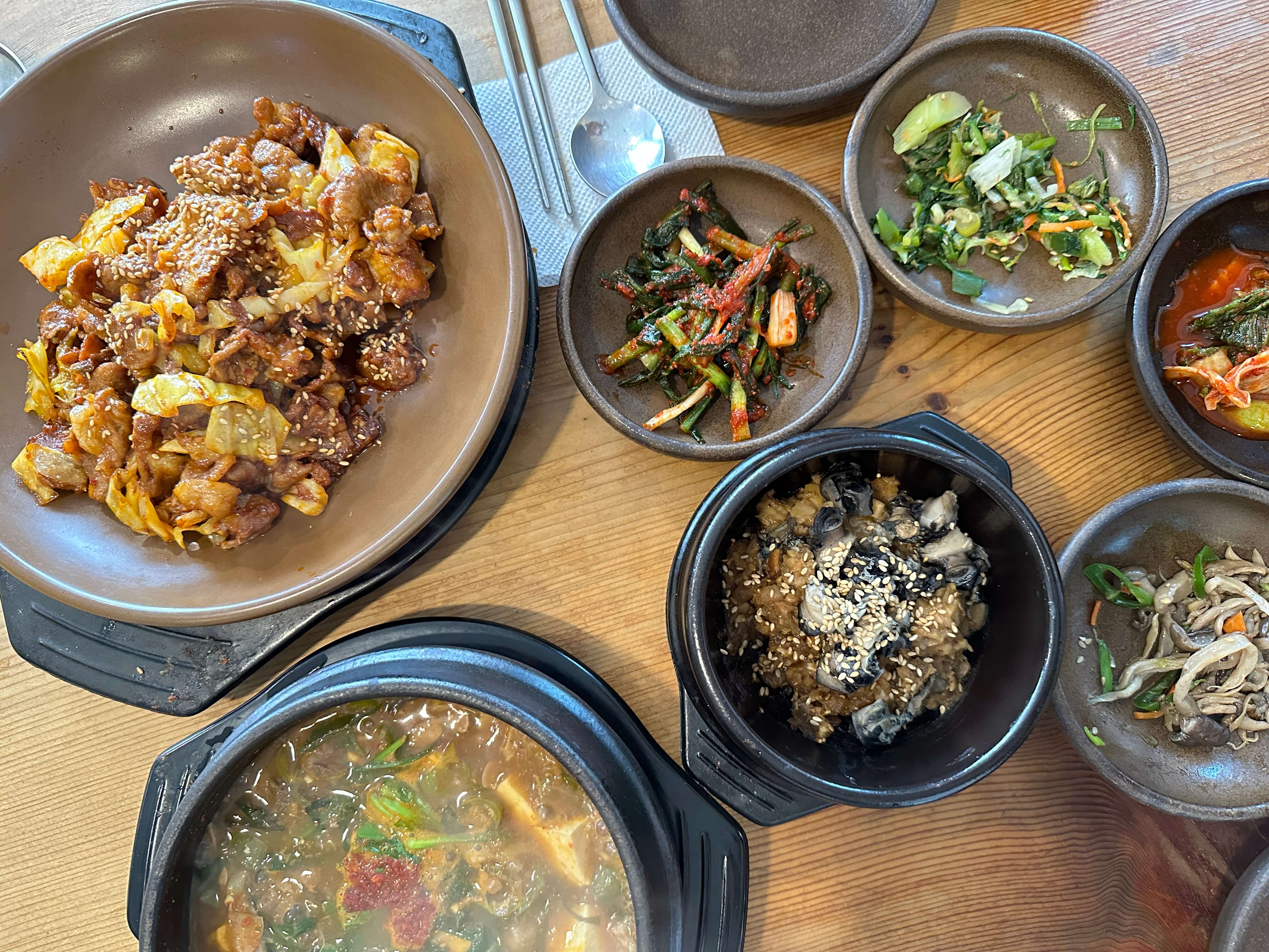 반석동 맛집 서가 우렁 제육 쌈밥