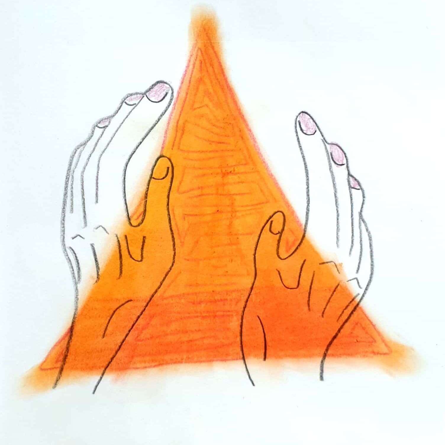  Little Triangle 작은 삼각형 / 일러스트 그림 드로잉 / 추상화 그리기