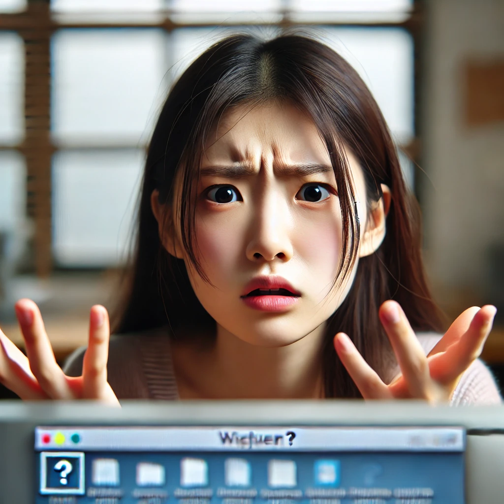 글꼴 흐림 증상