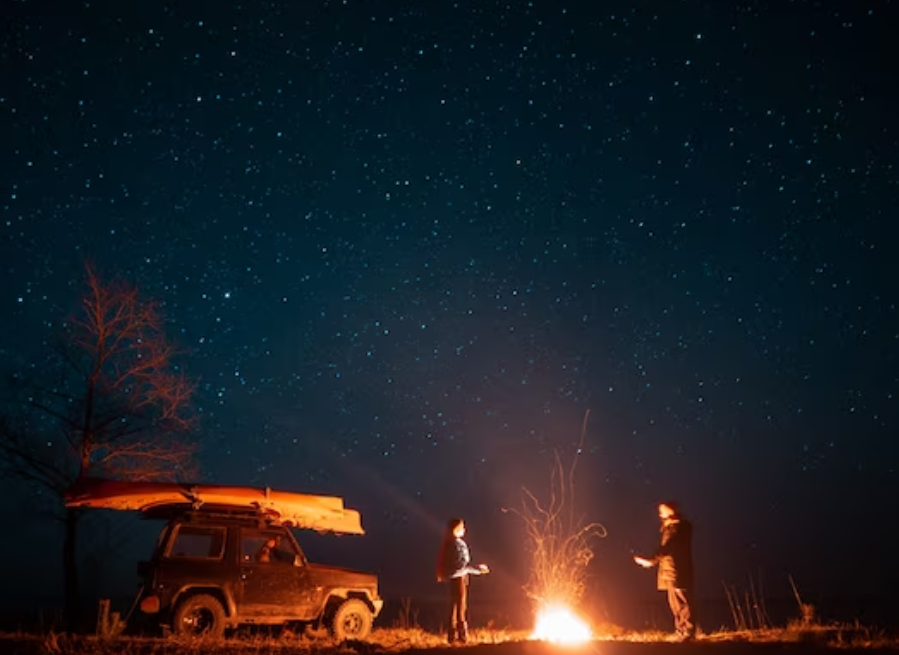 모로코 메르조가 - 사막에서의 별빛 캠핑