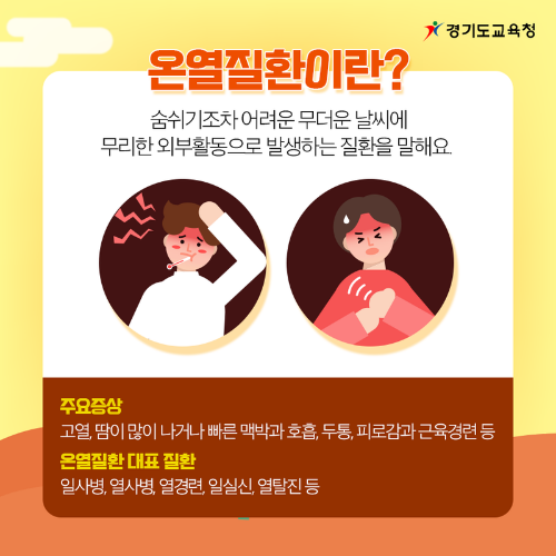  온열질환 원인 증상 예방 치료방법