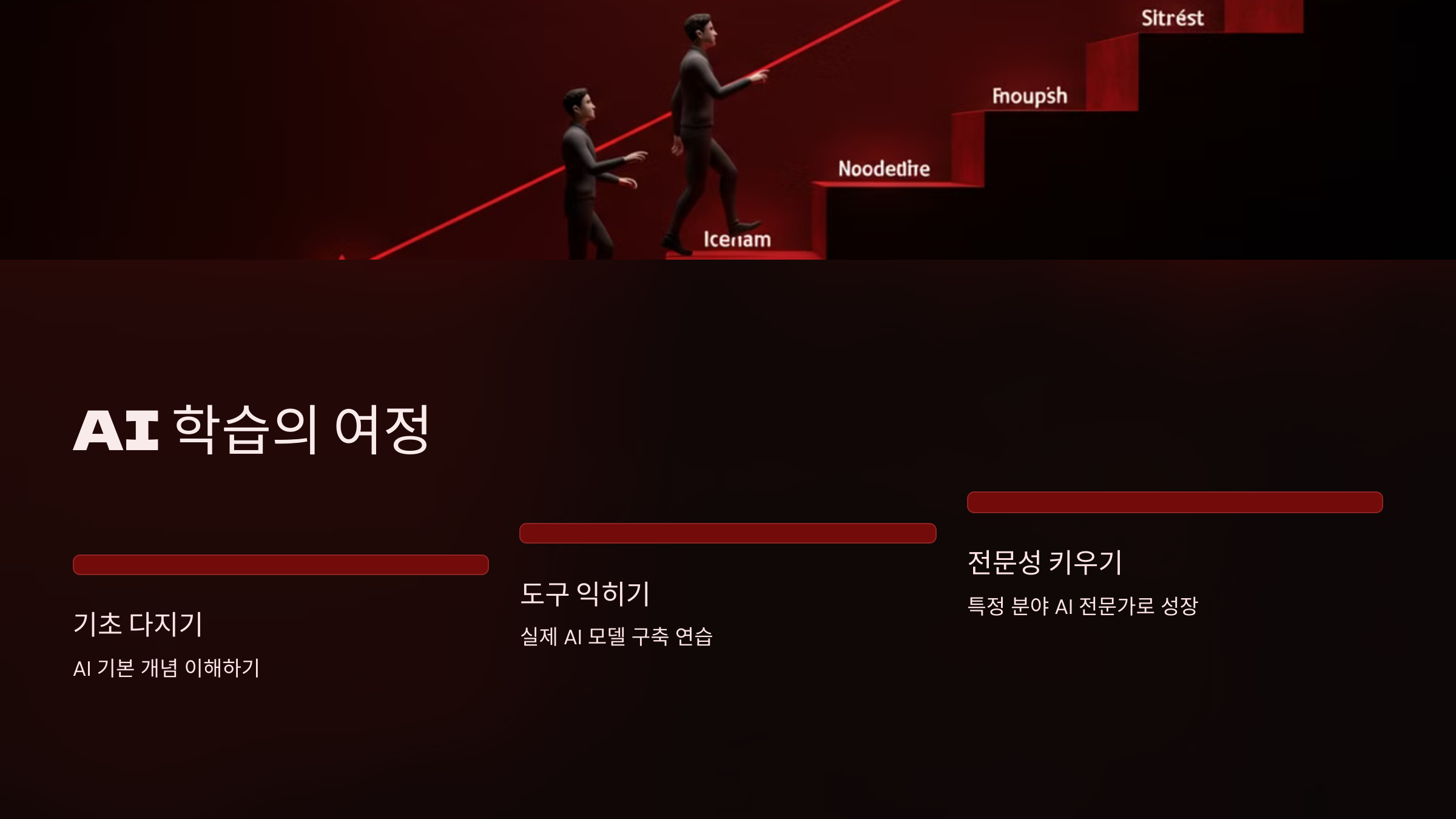 AI 학습의 여정