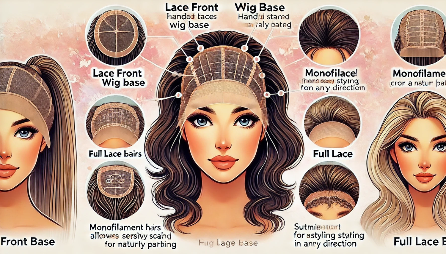 가발의 베이스 구조