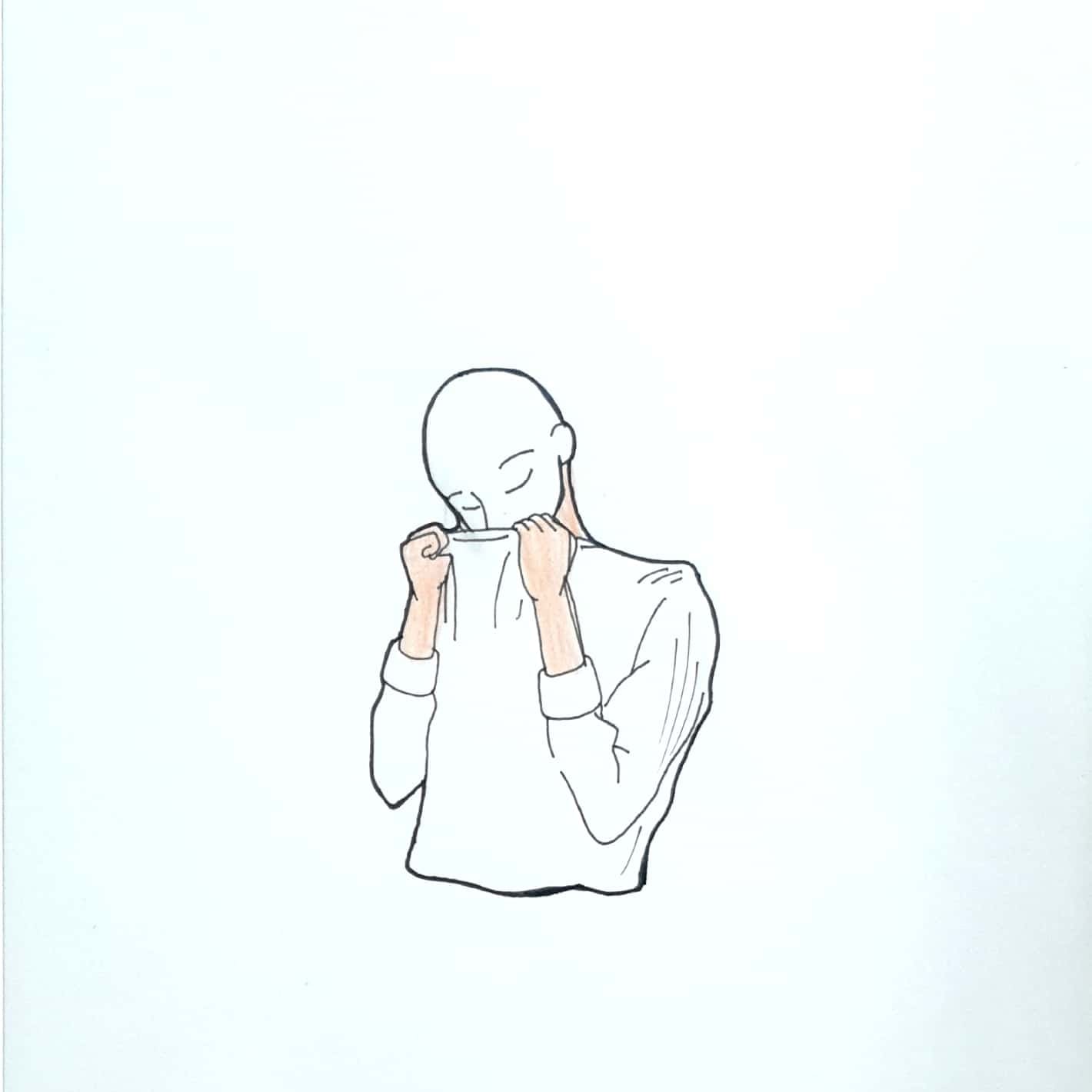 Look Inside 일러스트 일러스트레이션 그림 드로잉 펜화 색연필화 그리기 안을 들여다보다