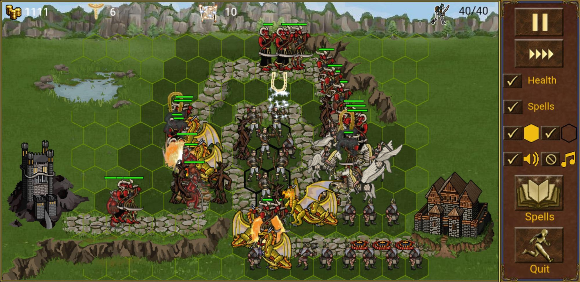 Heroes 3 Tower defense playing screenshot