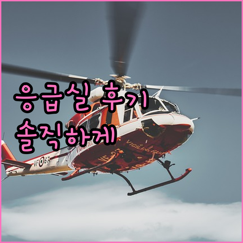응급실 방문 후기 작성 가이드: 솔직