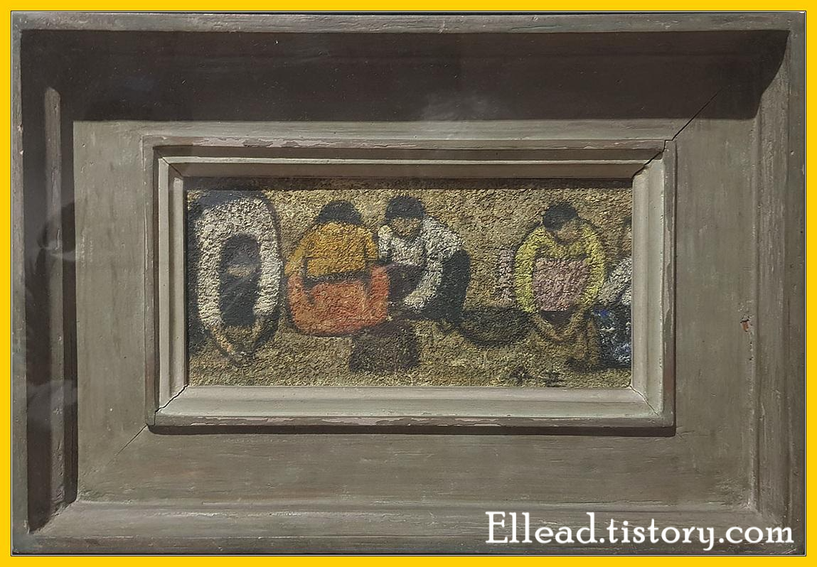 박수근, 나물캐는 소녀들, 1950년대 후반, 뮤지엄 산