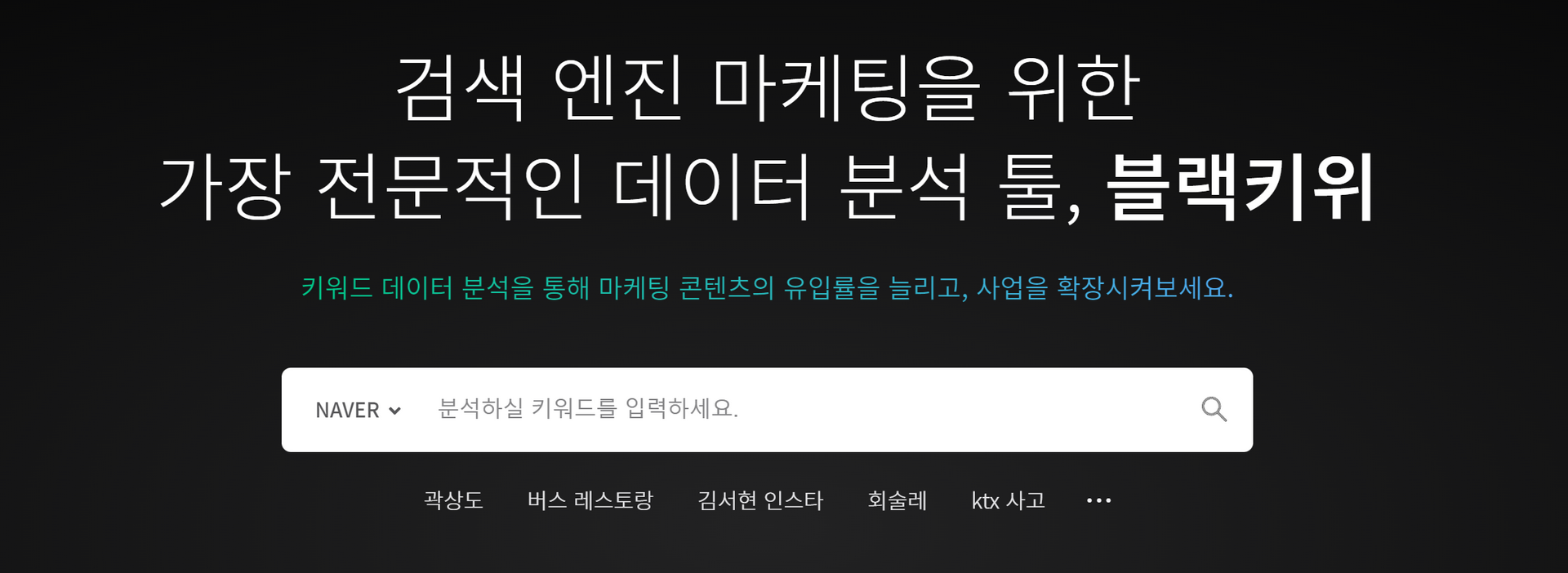 블랙키위 메인