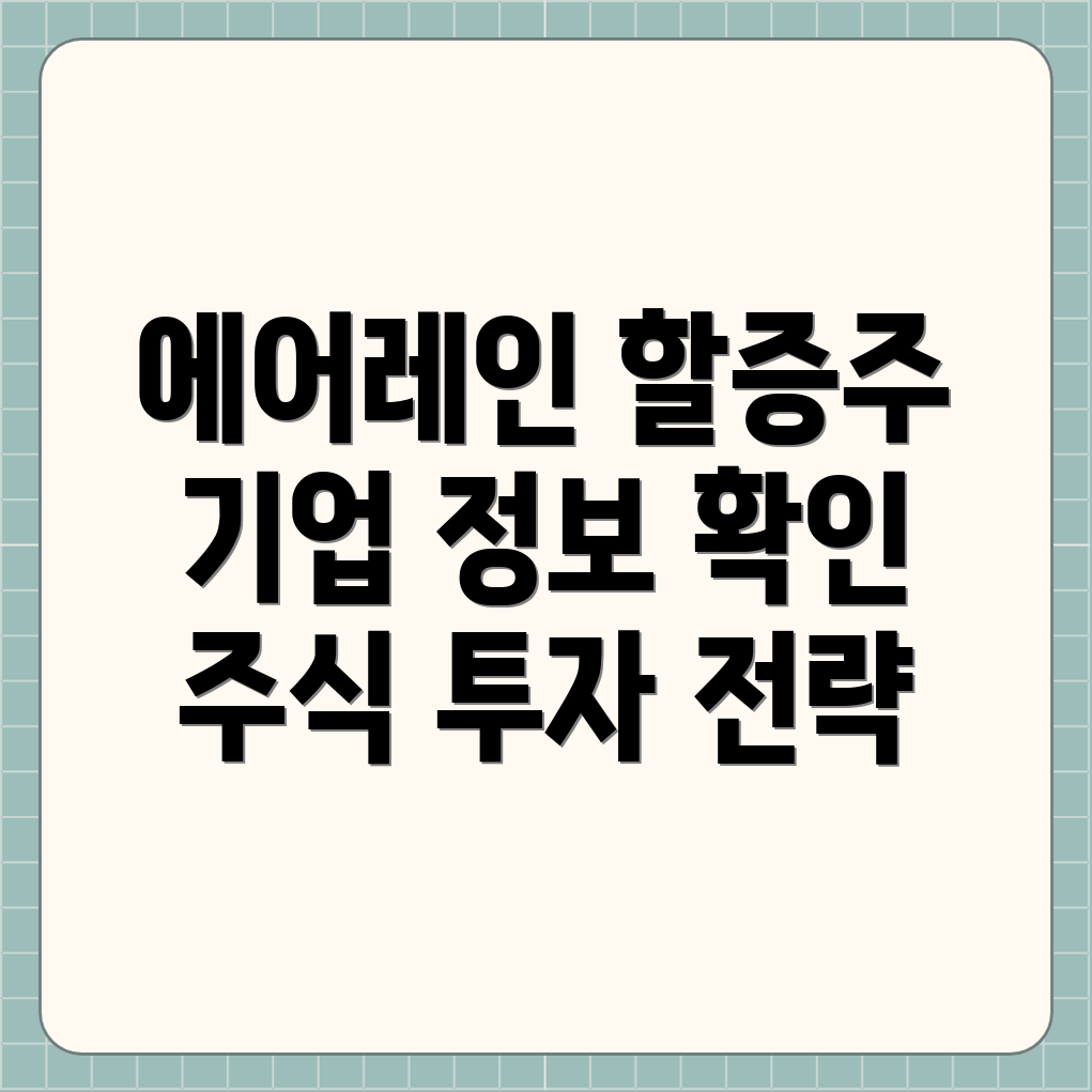 에어레인 할증주