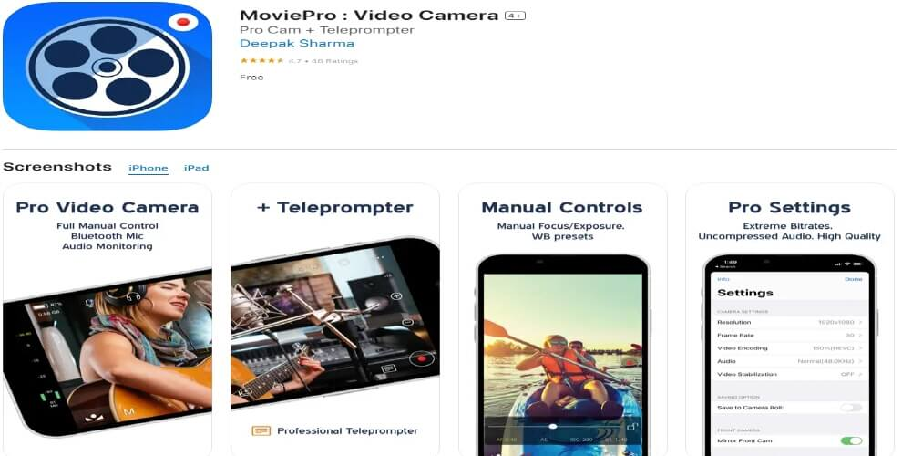 MoviePro : Video Camera