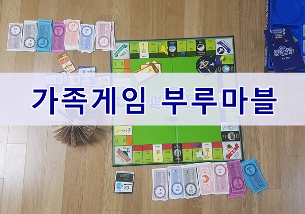  가족보드게임추천, 부루마블게임방법과 경제원리이해