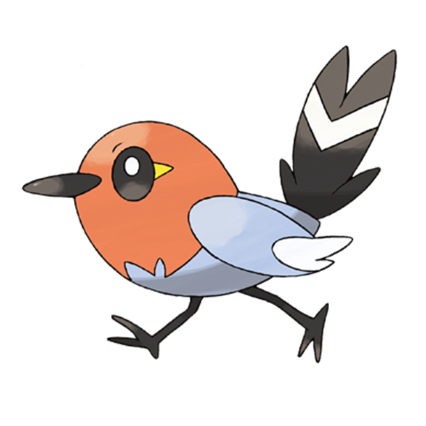 [포켓몬도감]  No. 661 화살꼬빈 Fletchling #661