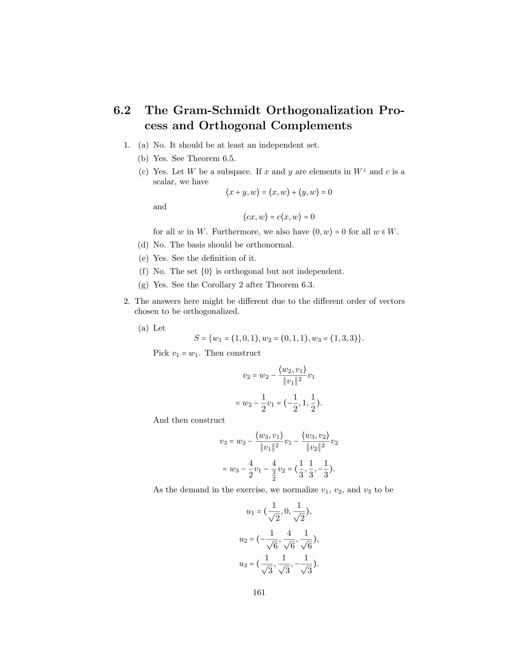 Solutions To Linear Algebra Stephen H Friedberg Fourth Edition Chapter 6