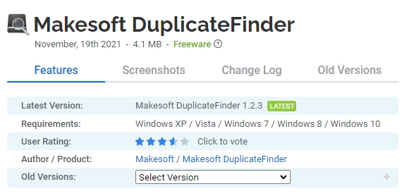 Makesoft-DuplicateFinder