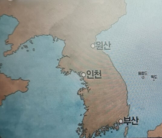 위부터 원산항&#44; 인청항&#44; 부산항