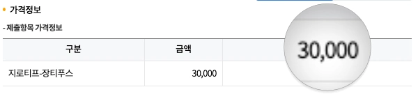 장티푸스 예방접종 가격