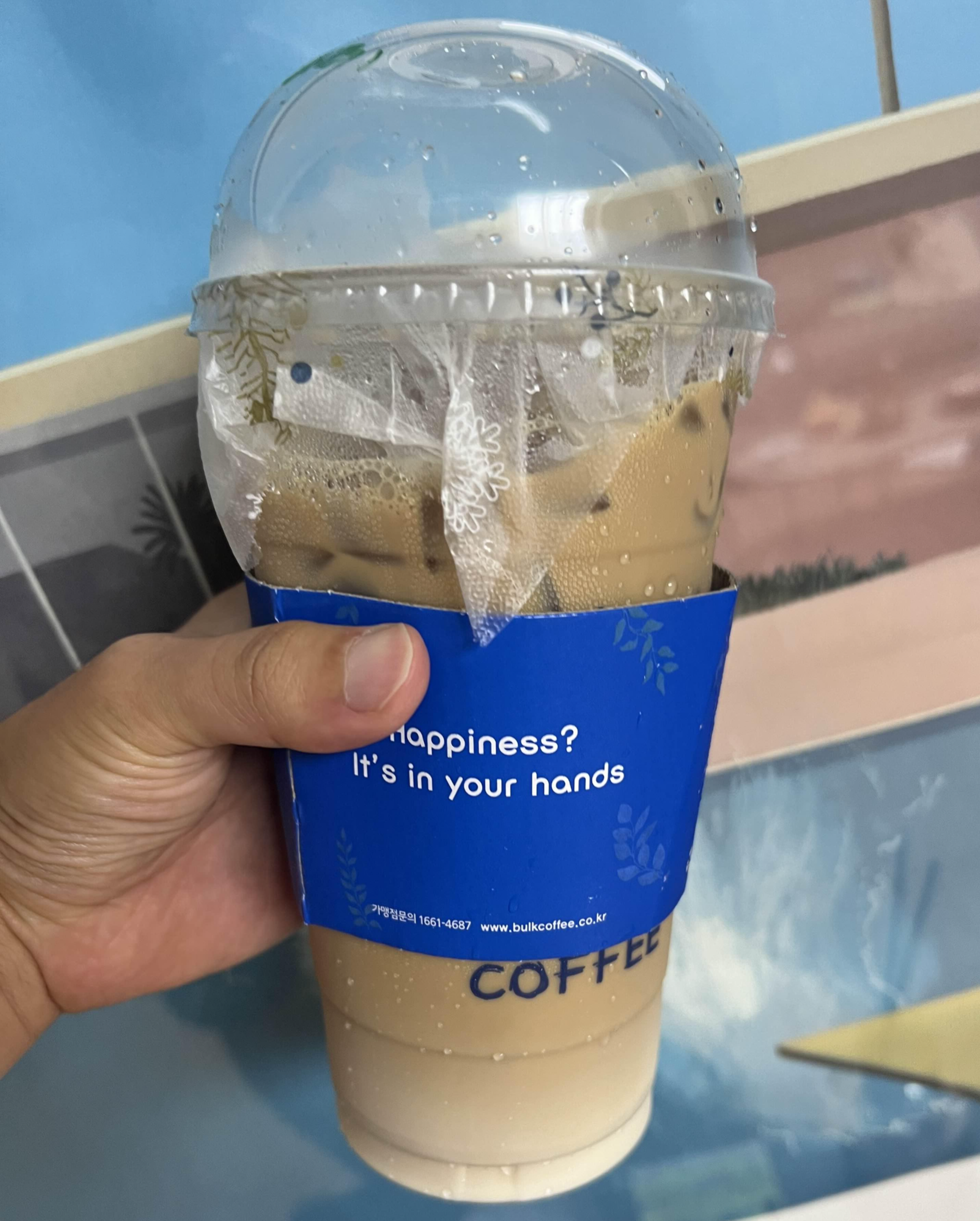  벌크커피 아름점 배민 내돈내산 배달리뷰