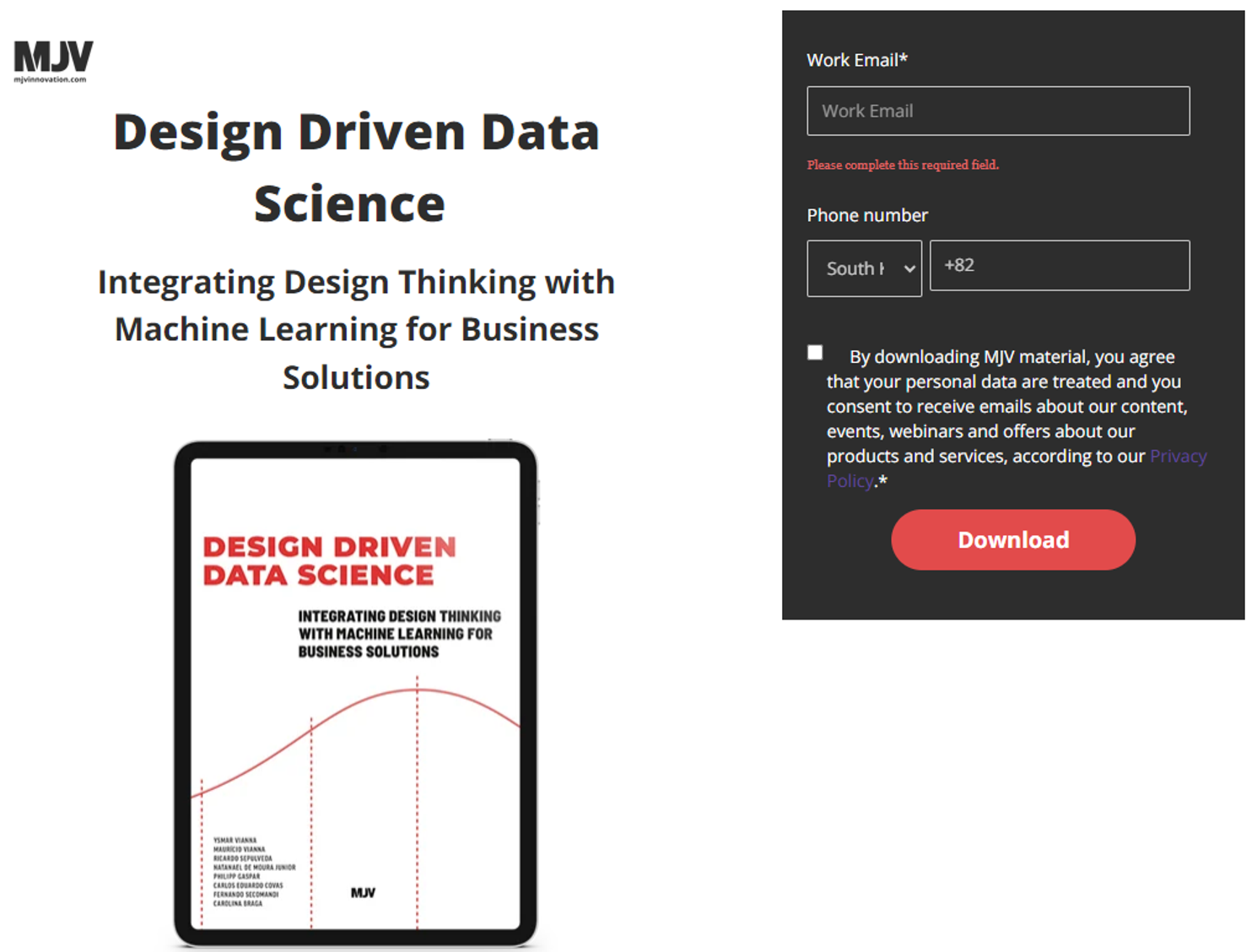 Design Driven Data Science