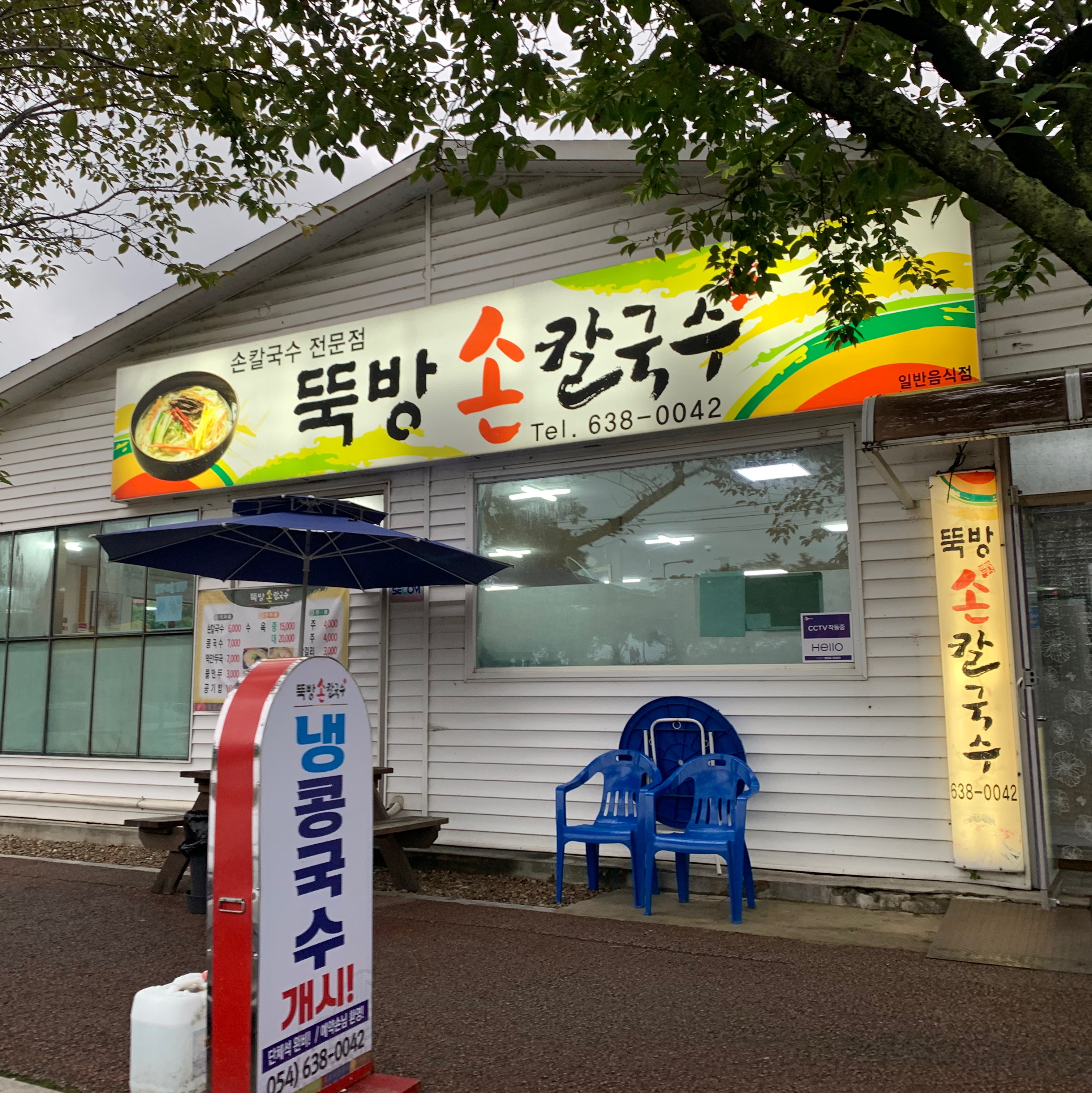  영주 뚝방손칼국수 - 칼국수 + 수육 조합으로 먹은 리뷰