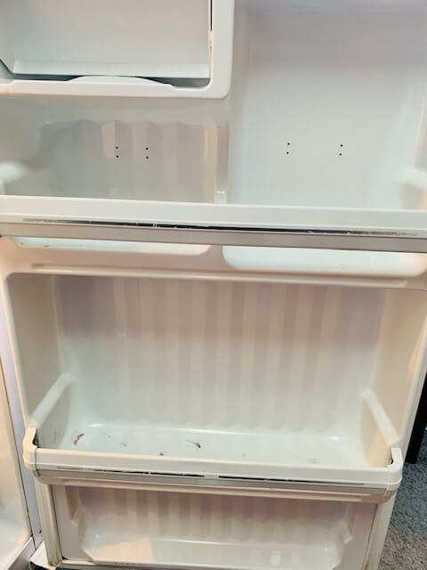 냉장고-문-청소-전-모습