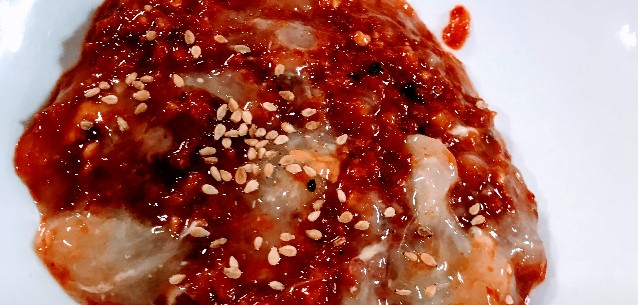 꽃게살비빔밥