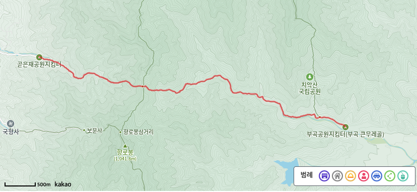 치악산 부곡 곧은재 등산코스
