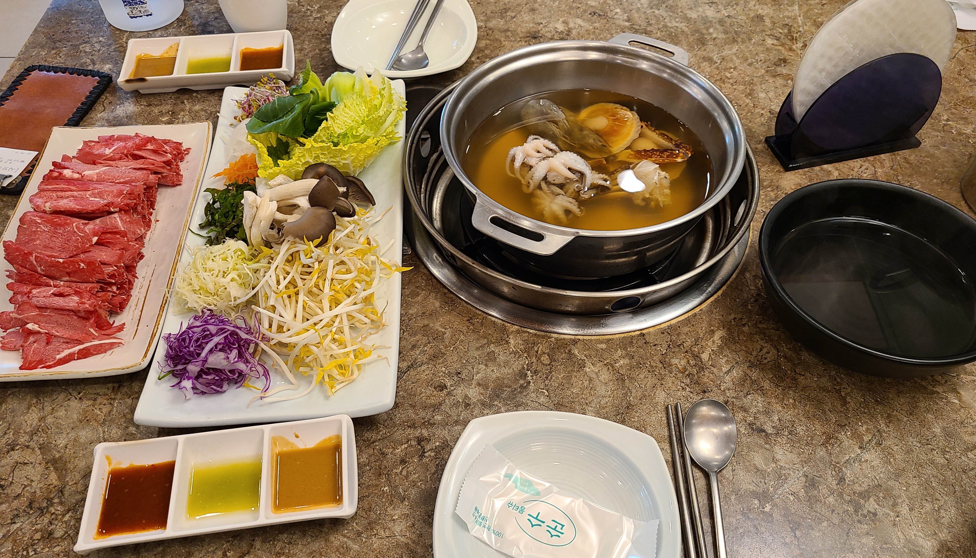  [원주맛집] 샤브리안/샤브샤브/월남쌈/명륜동맛집/샐러드바