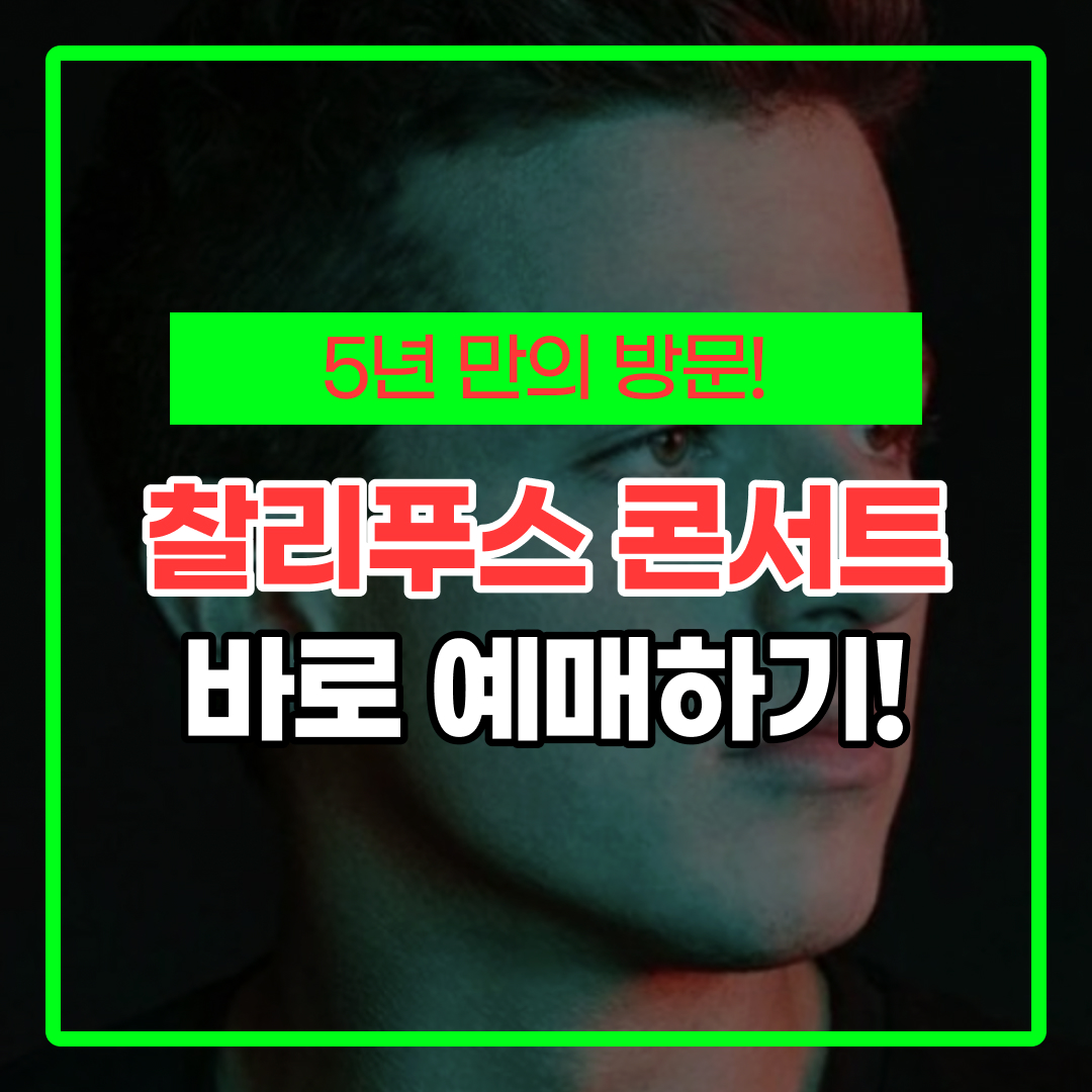 찰리푸스 내한 공연