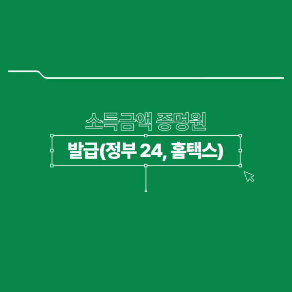 소득금액증명원-발급-홈택스-정부24