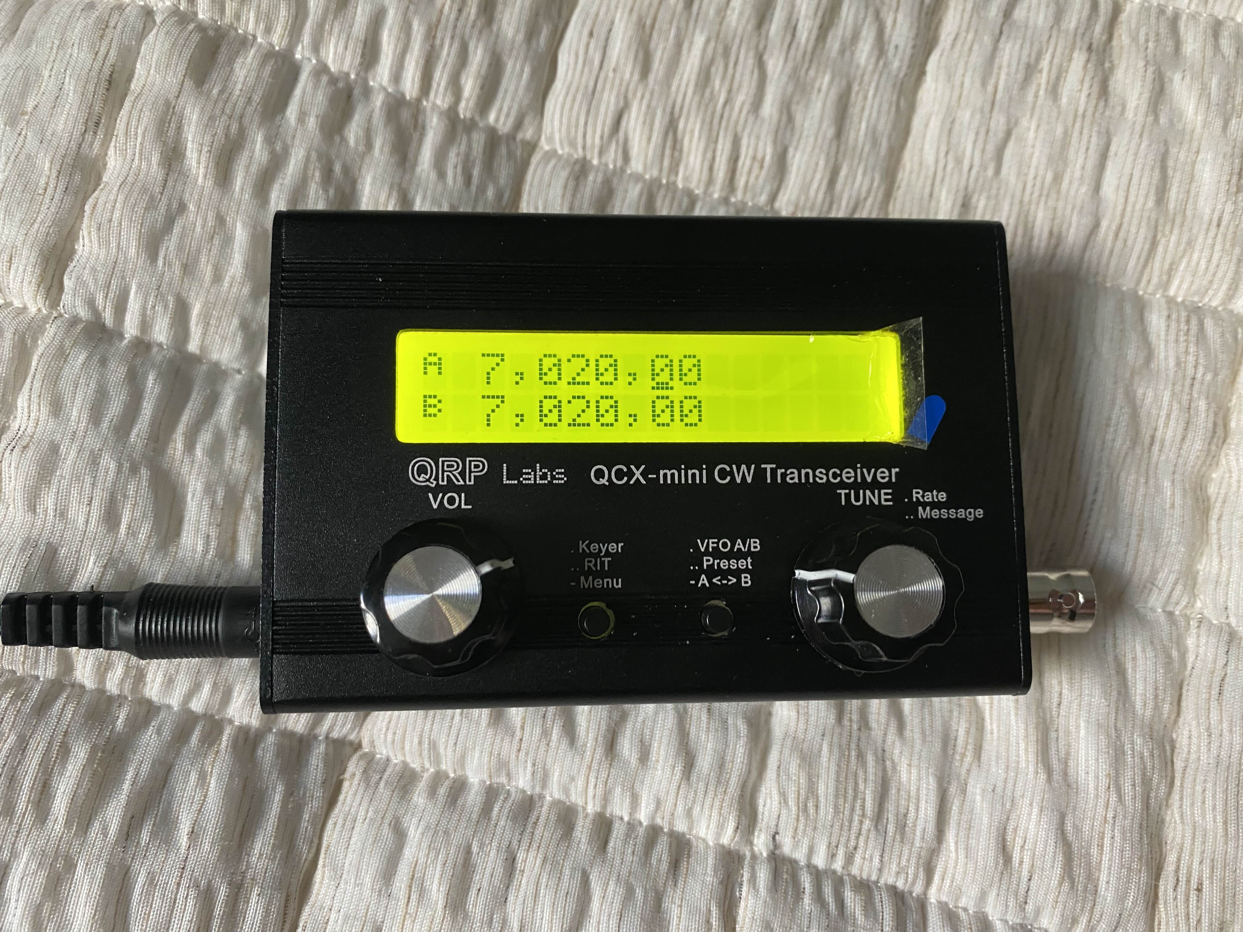  QRP Labs QCX-mini 도착! 언박싱 / tr usdx와 cw 수신 음질 비교