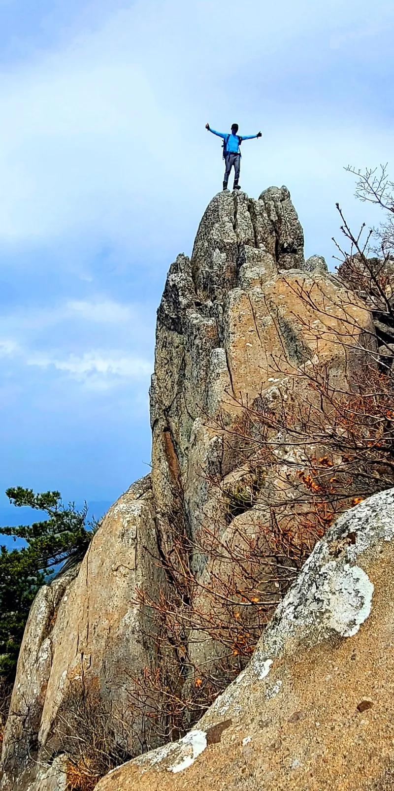 부산 장산 합장바위