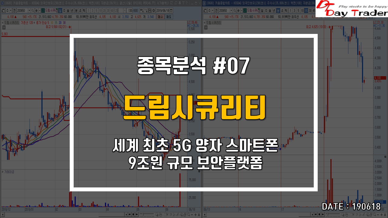  드림시큐리티 - 5G 양자 스마트폰 / 9조 보안플랫폼