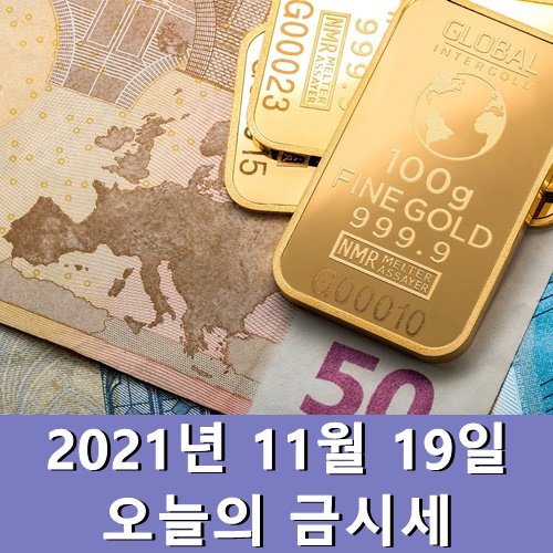  오늘의 금시세 11월 19일 금요일