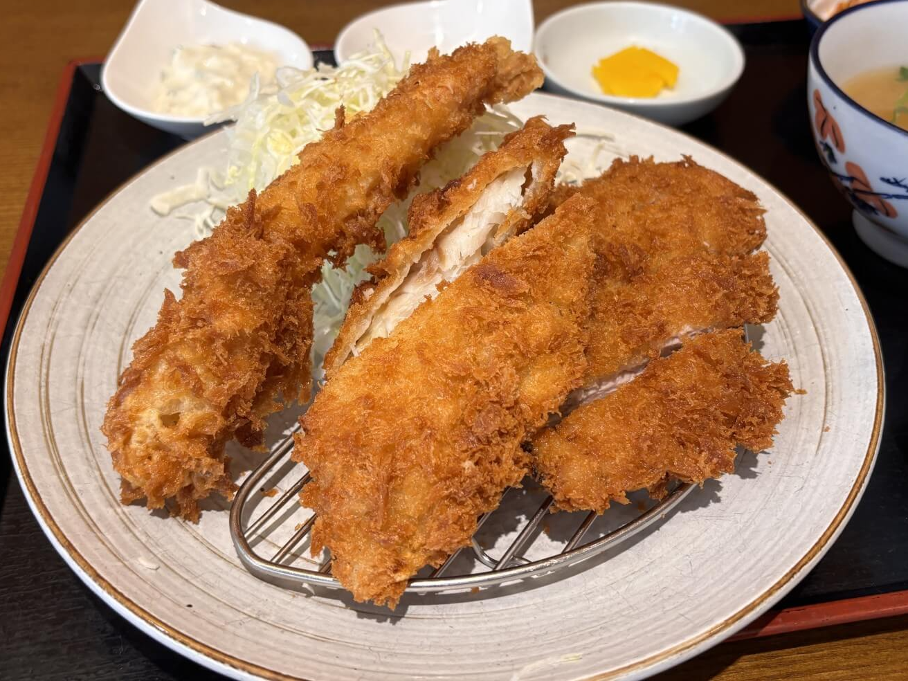 히레, 생선, 새우 까스