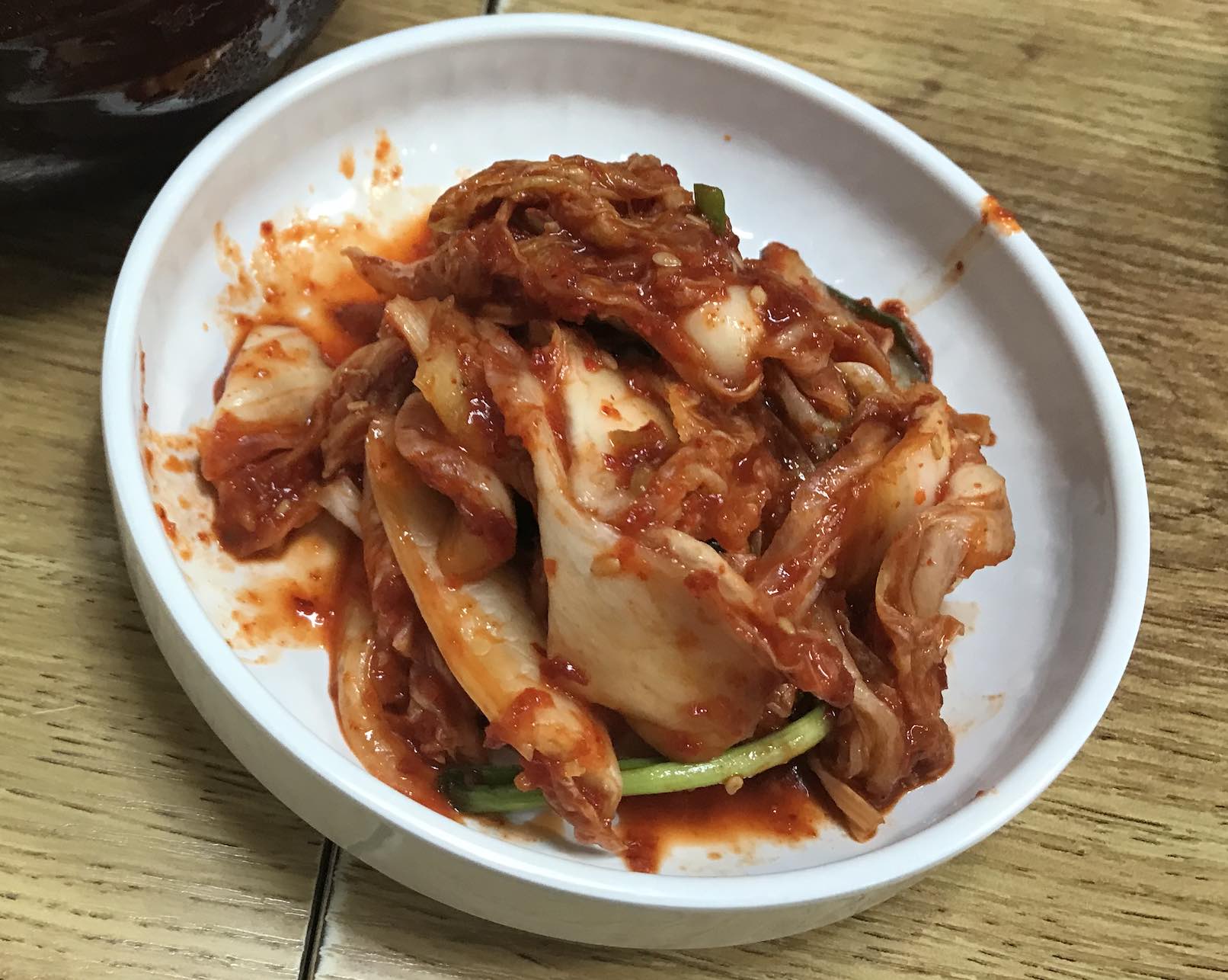 Kimchi in the noodle house