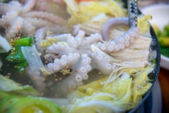 산낙지 한상