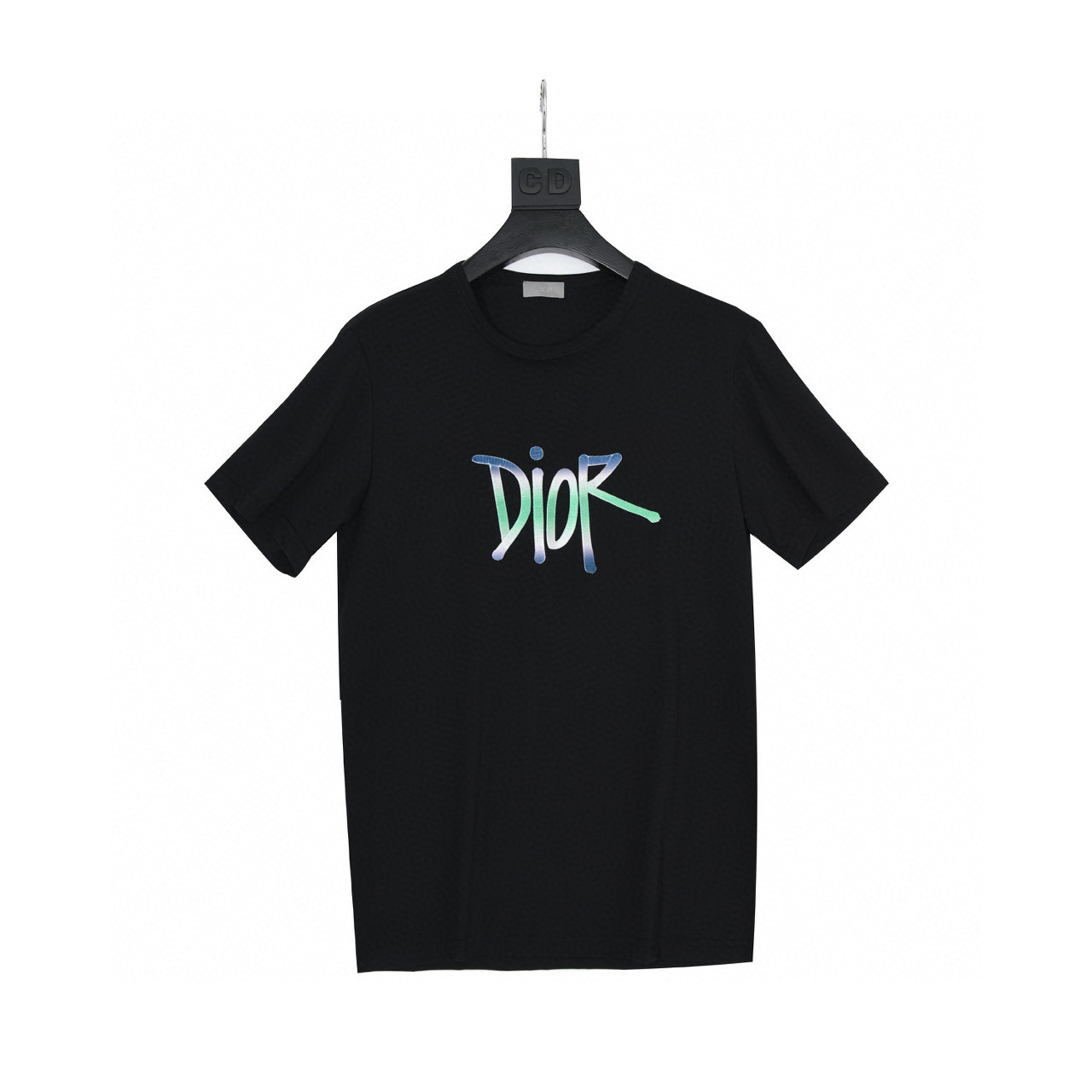  [DIOR x STUSSY] 디올 X 스투시 숀 그라데이션 로고 반팔 티셔츠 (2 COLOR)