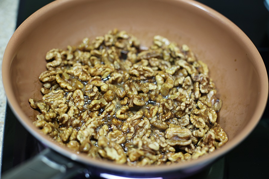 않고 굽죠 호두전처리 호두강정 만들기 튀기지 28