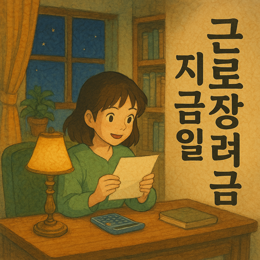 2025 근로장려금 지급일, 반기신청, 지급지연, 금액