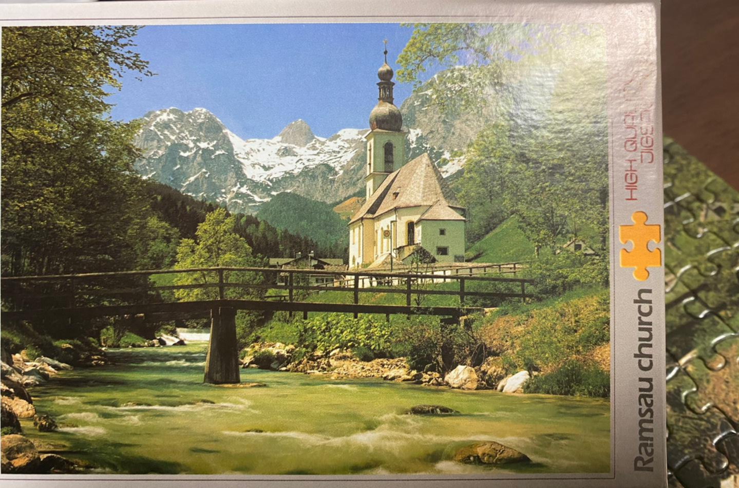 코로나 시대에 다이소 퍼즐 puzzle 맞추는 놀이 람사우 교회