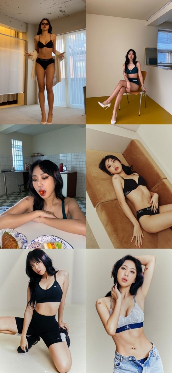  이영지, 다이어트→파격 속옷화보…마네킹 몸매에 절친들도 깜짝