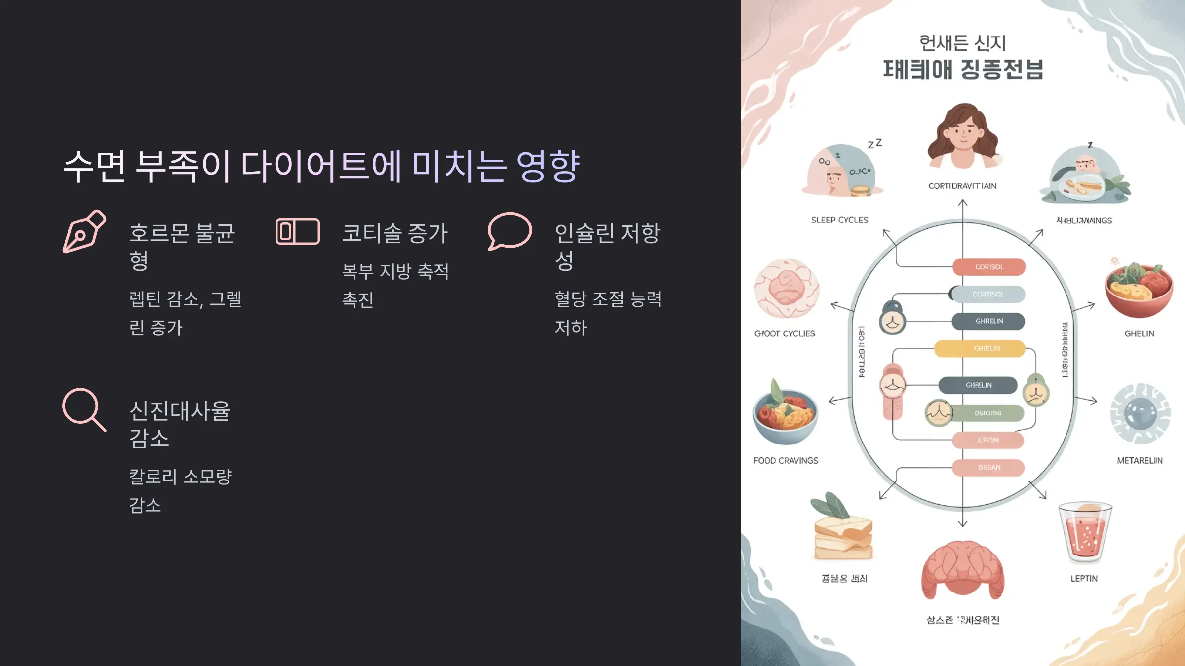 수면 부족이 다이어트에 미치는 과학적 영향