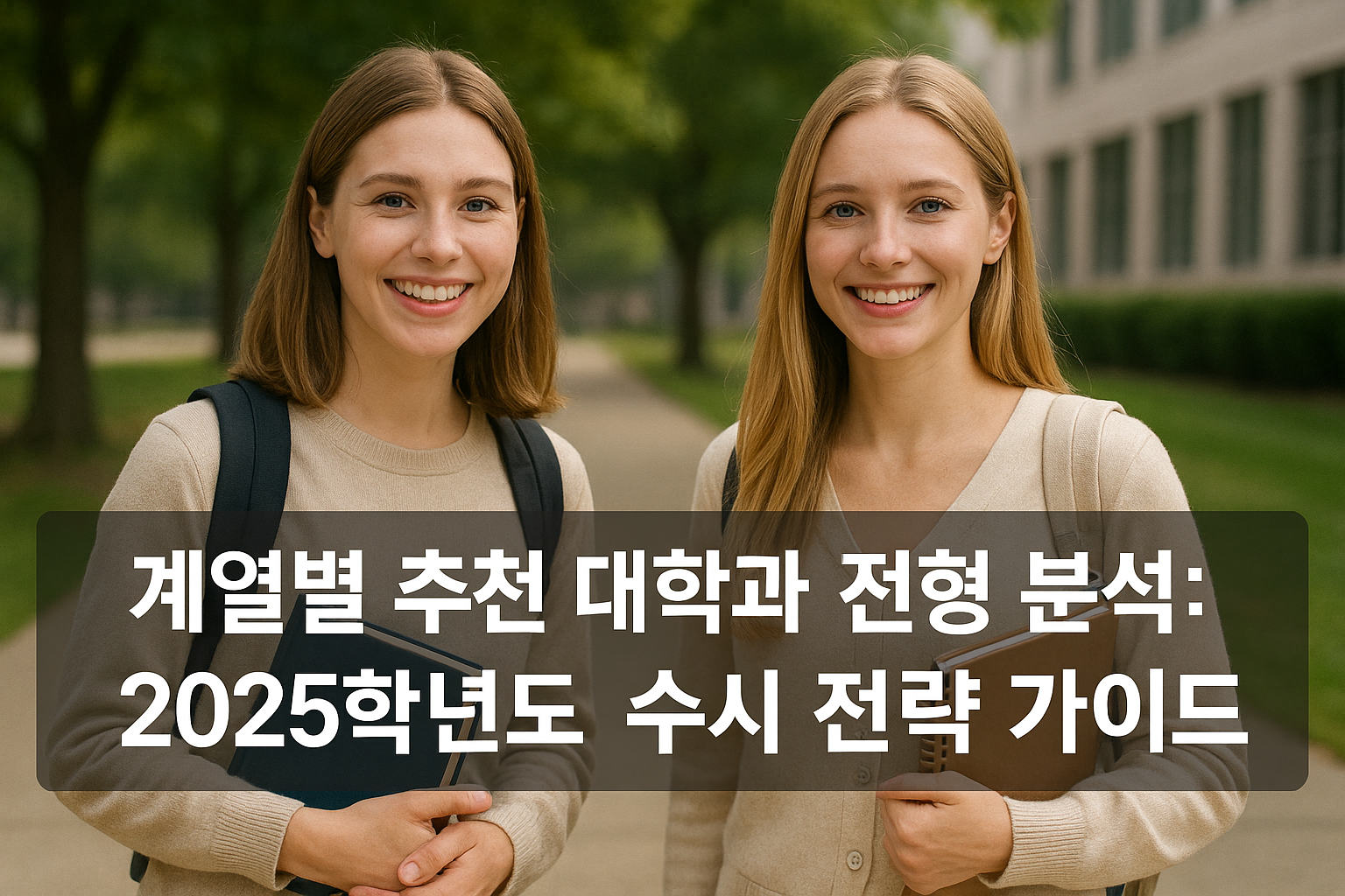 계열별 추천 대학